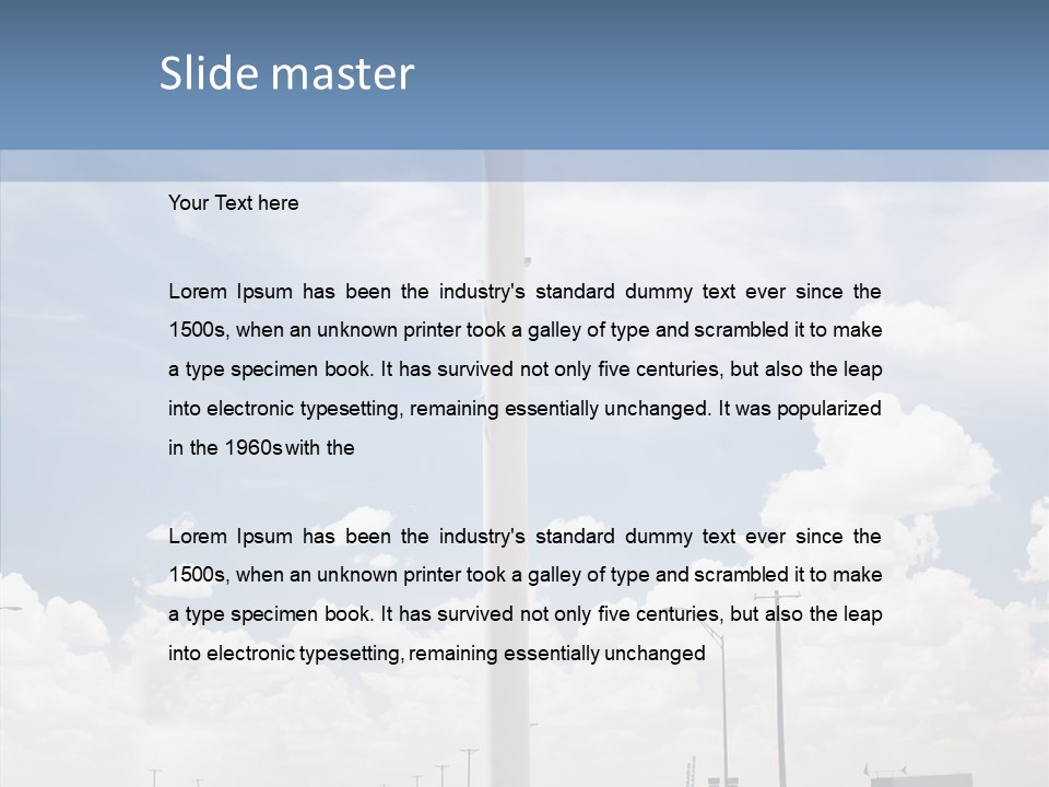 Texas Drink Arrow PowerPoint Template