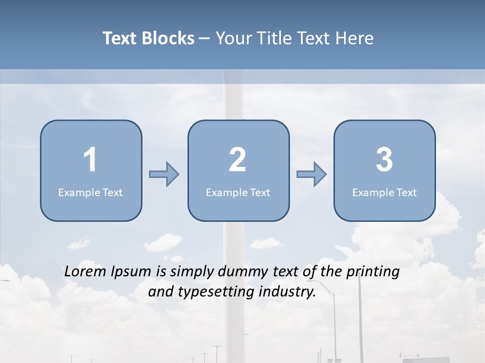 Texas Drink Arrow PowerPoint Template