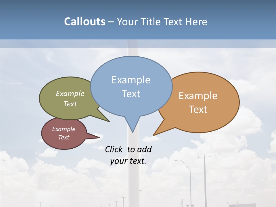 Texas Drink Arrow PowerPoint Template