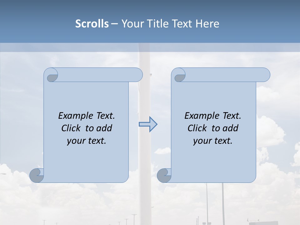Texas Drink Arrow PowerPoint Template