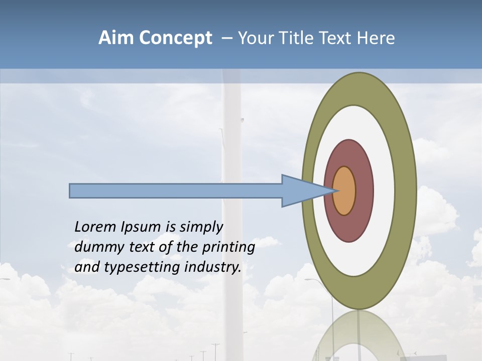 Texas Drink Arrow PowerPoint Template