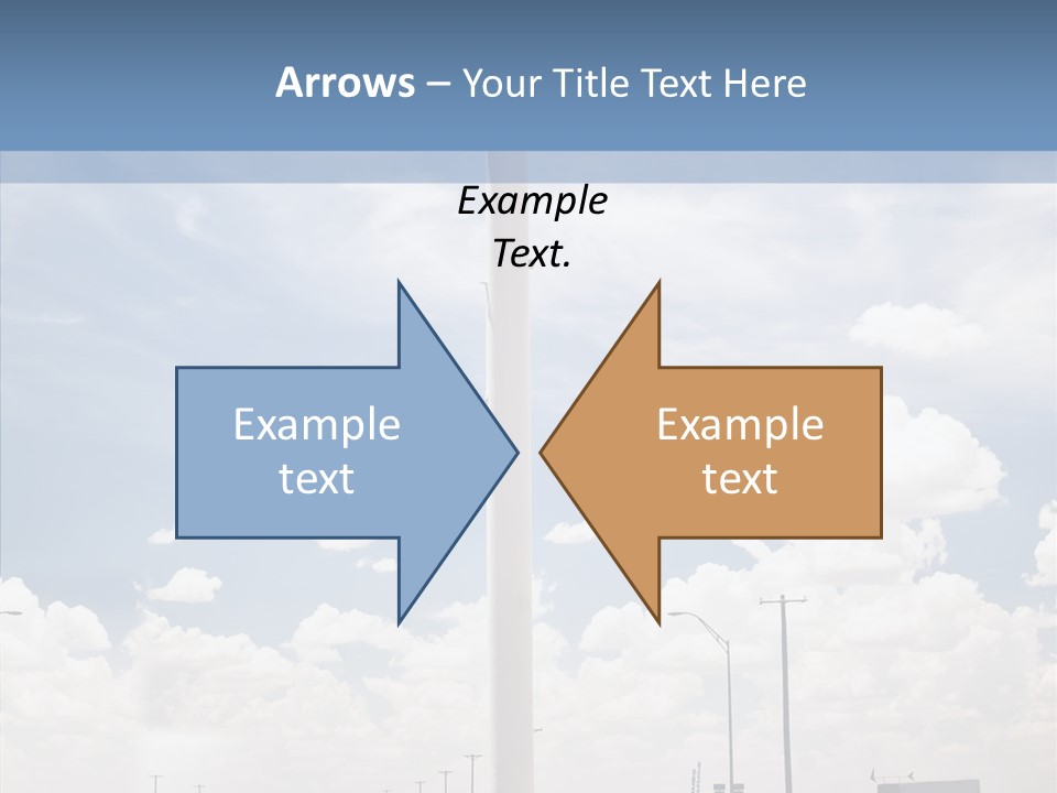 Texas Drink Arrow PowerPoint Template