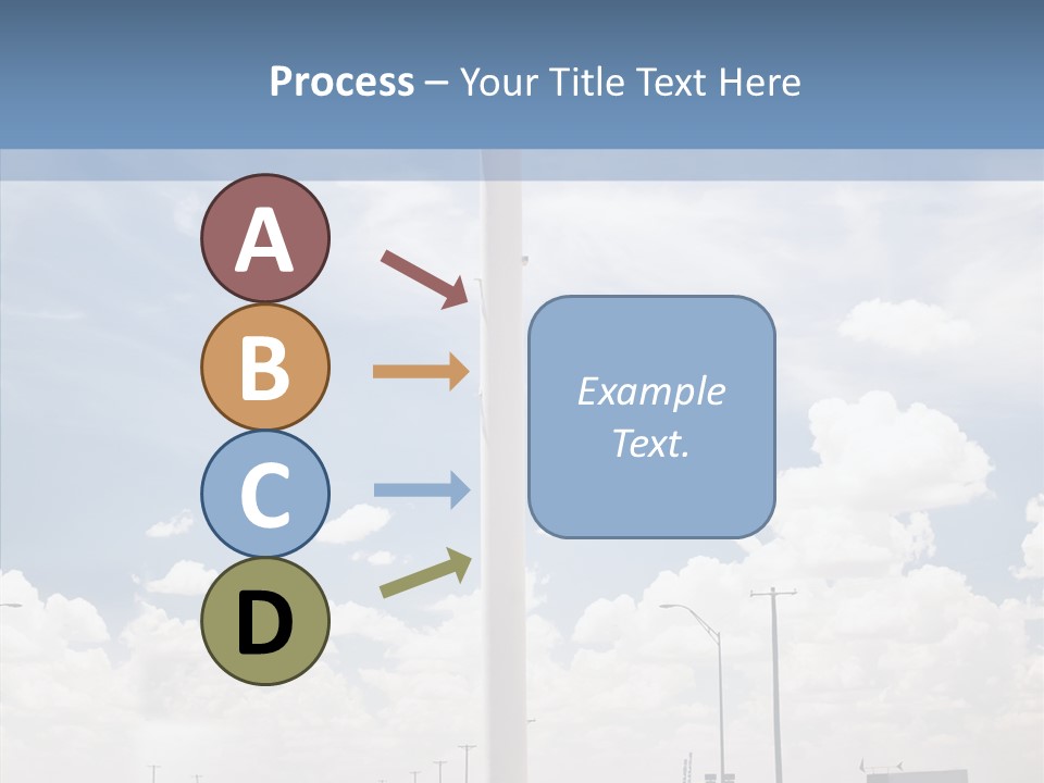 Texas Drink Arrow PowerPoint Template
