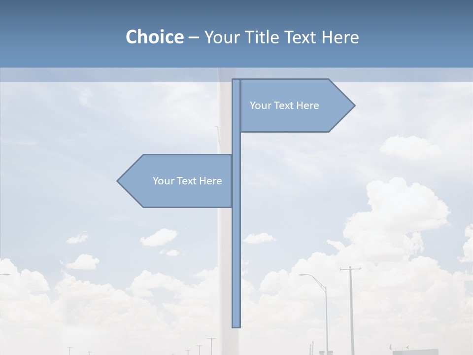 Texas Drink Arrow PowerPoint Template