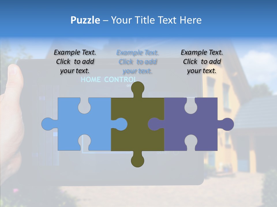 Remote Control Illumination Automation PowerPoint Template