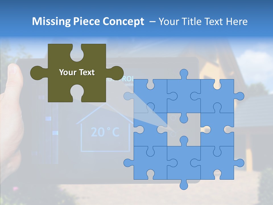 Remote Control Illumination Automation PowerPoint Template