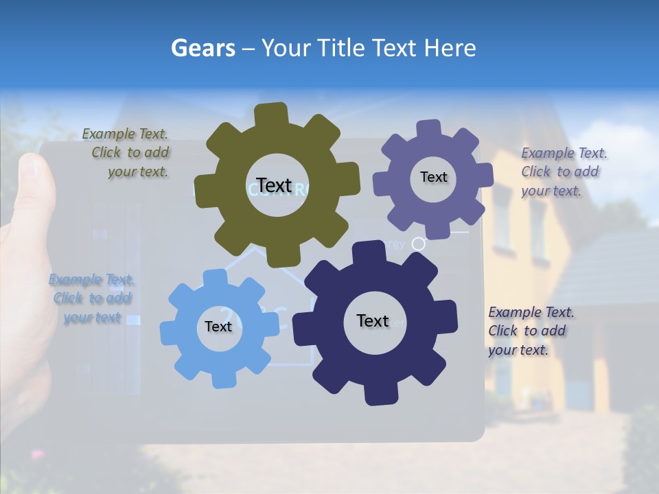Remote Control Illumination Automation PowerPoint Template