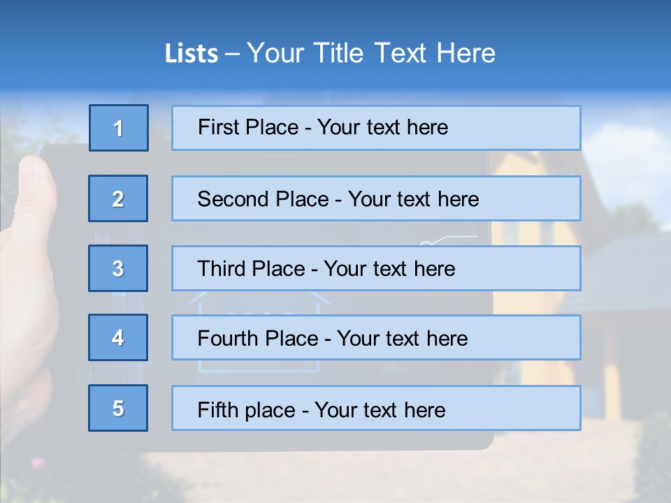 Remote Control Illumination Automation PowerPoint Template