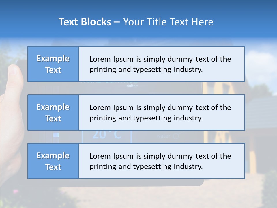 Remote Control Illumination Automation PowerPoint Template