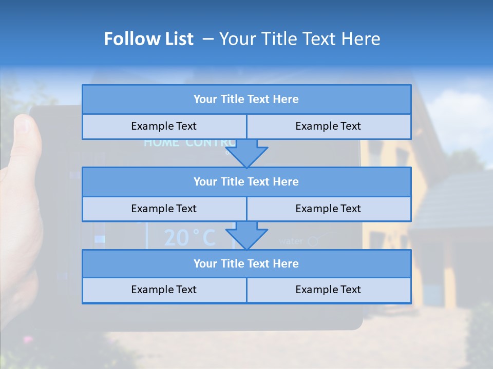 Remote Control Illumination Automation PowerPoint Template
