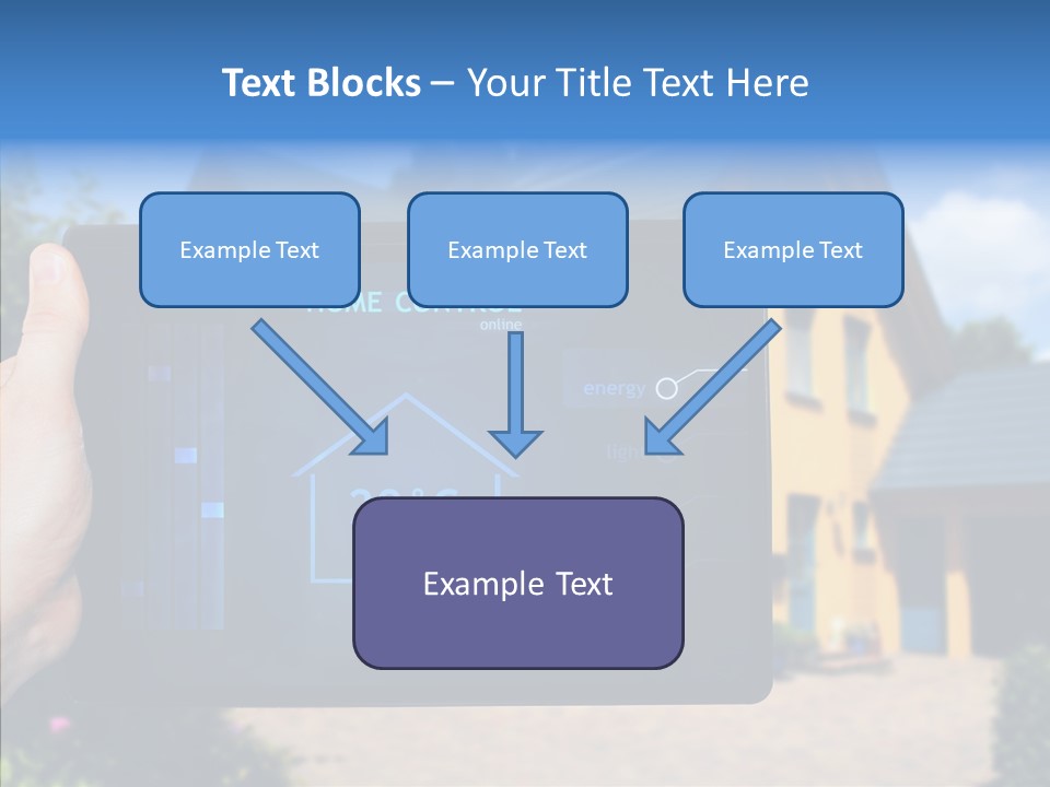 Remote Control Illumination Automation PowerPoint Template