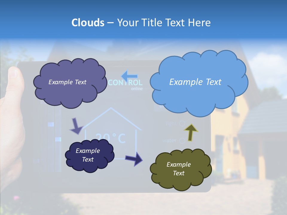 Remote Control Illumination Automation PowerPoint Template