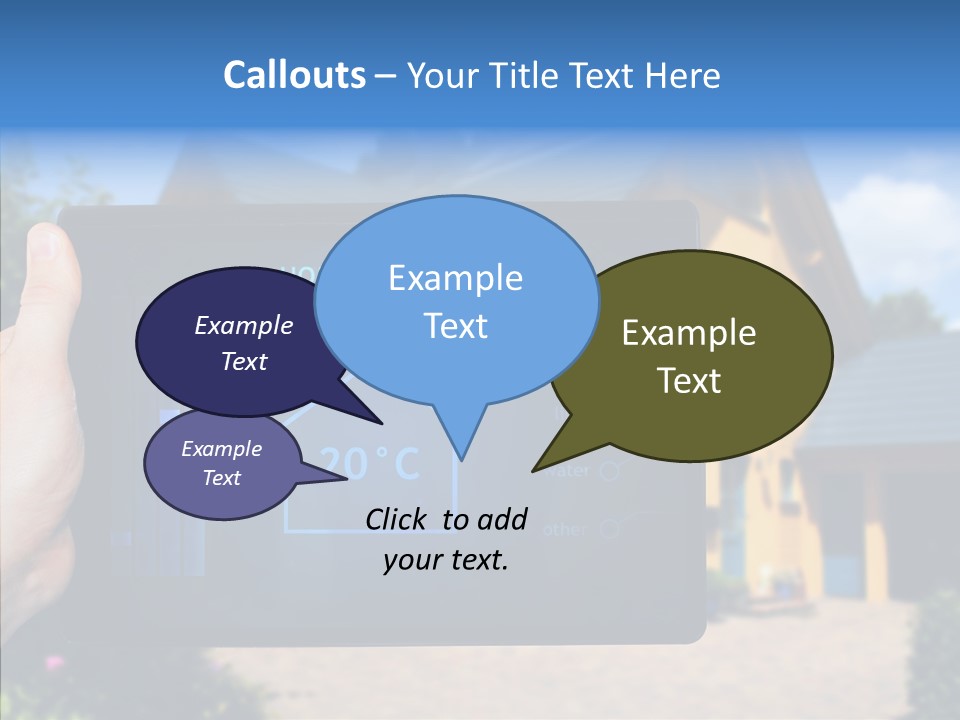 Remote Control Illumination Automation PowerPoint Template