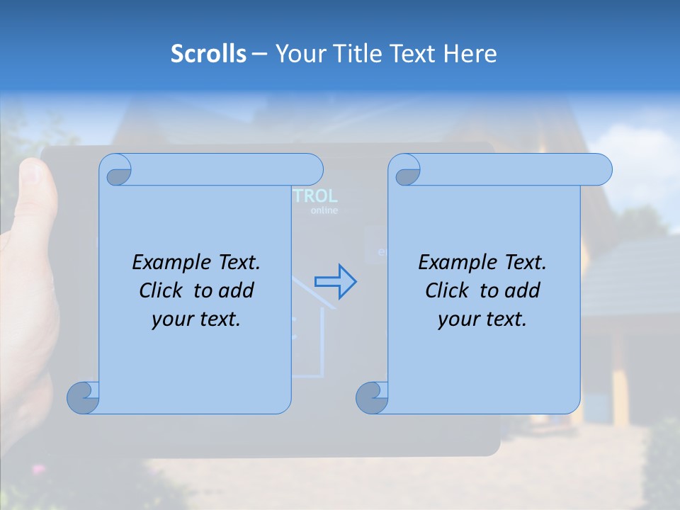Remote Control Illumination Automation PowerPoint Template