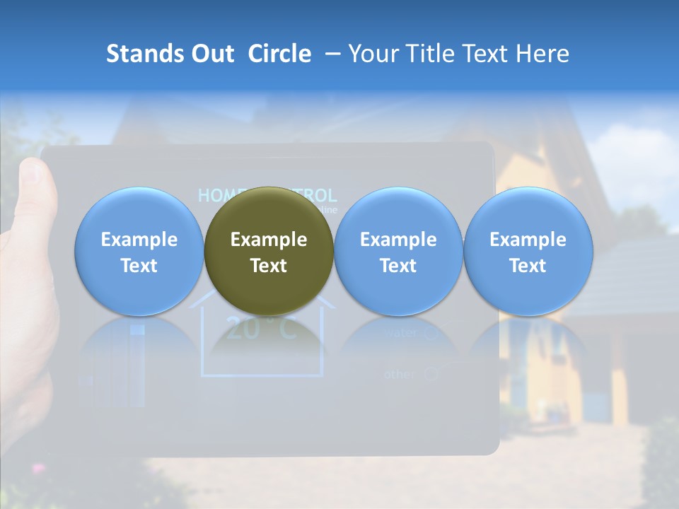 Remote Control Illumination Automation PowerPoint Template