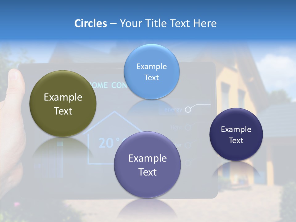 Remote Control Illumination Automation PowerPoint Template