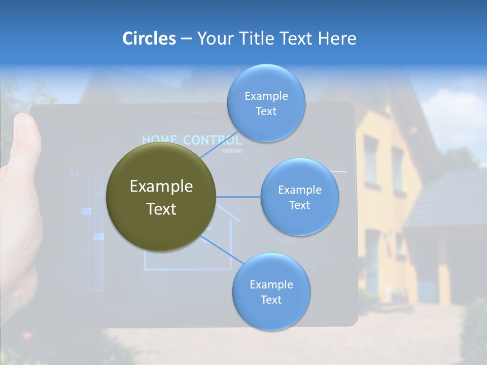 Remote Control Illumination Automation PowerPoint Template