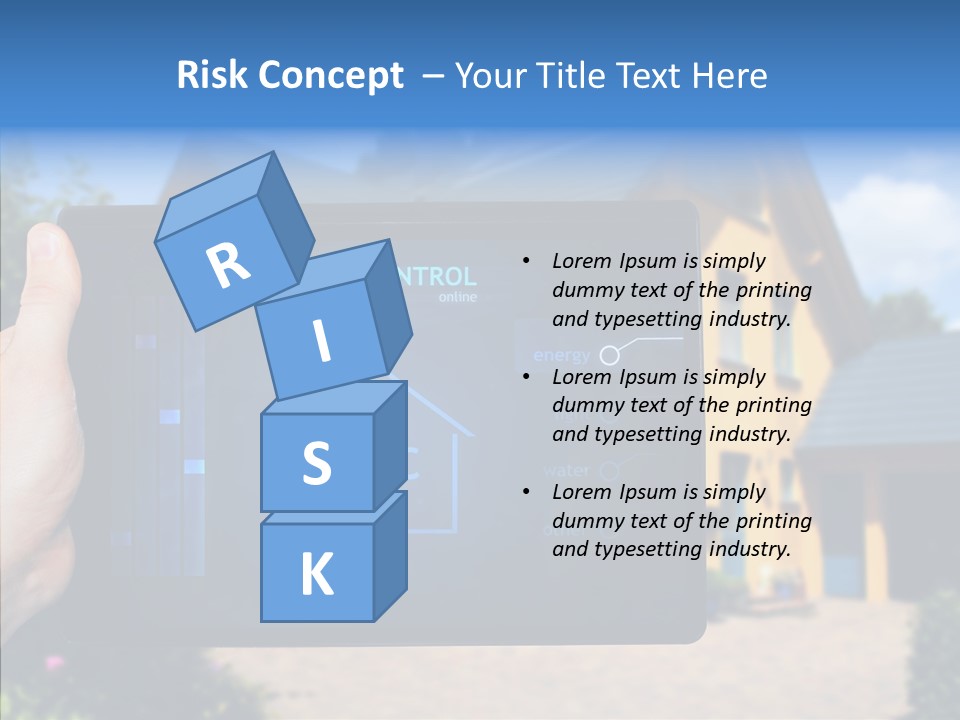Remote Control Illumination Automation PowerPoint Template