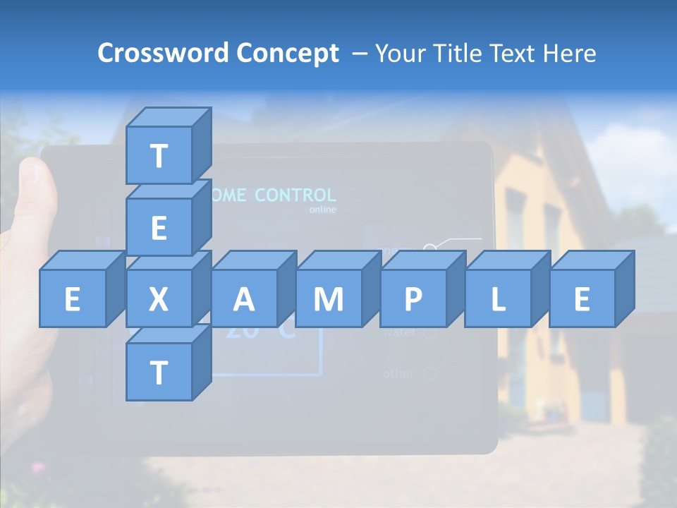Remote Control Illumination Automation PowerPoint Template