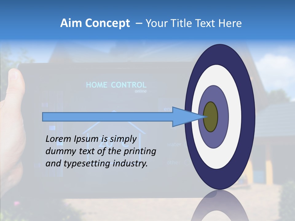 Remote Control Illumination Automation PowerPoint Template