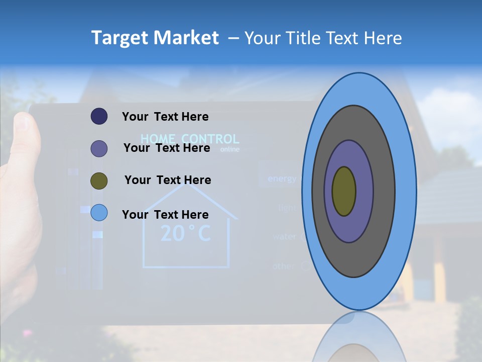 Remote Control Illumination Automation PowerPoint Template