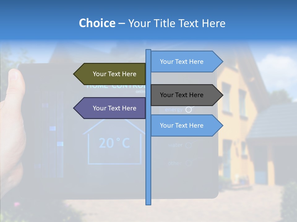 Remote Control Illumination Automation PowerPoint Template