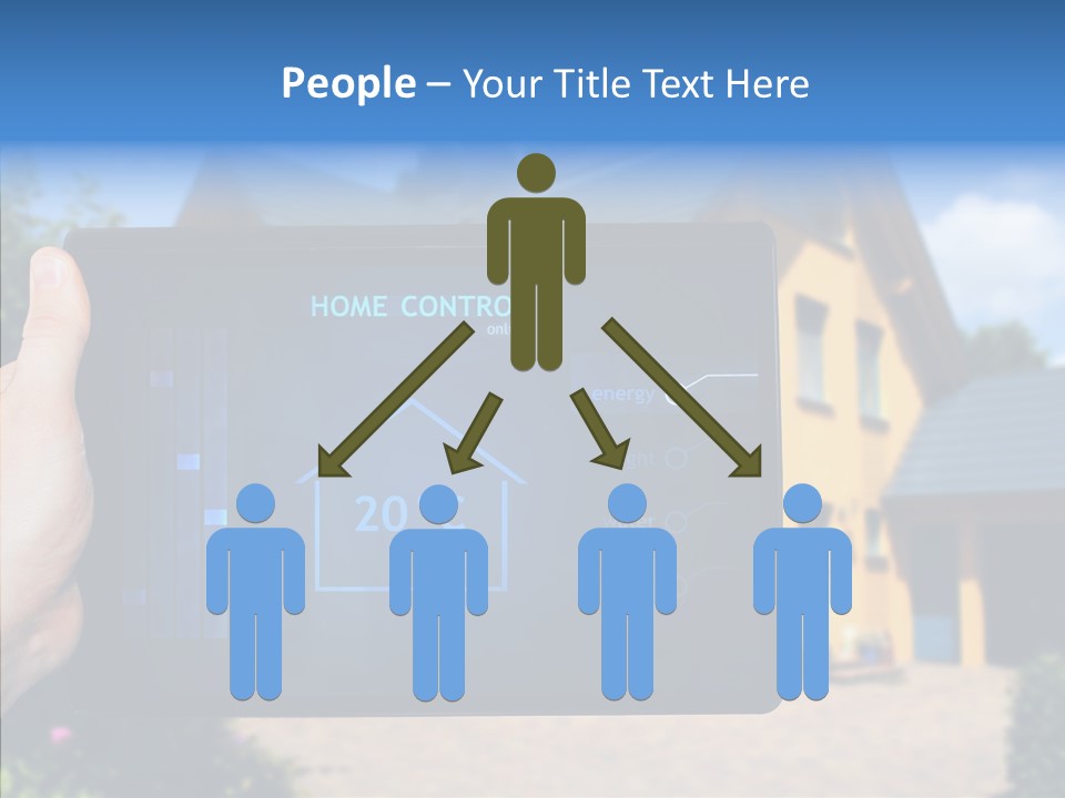 Remote Control Illumination Automation PowerPoint Template