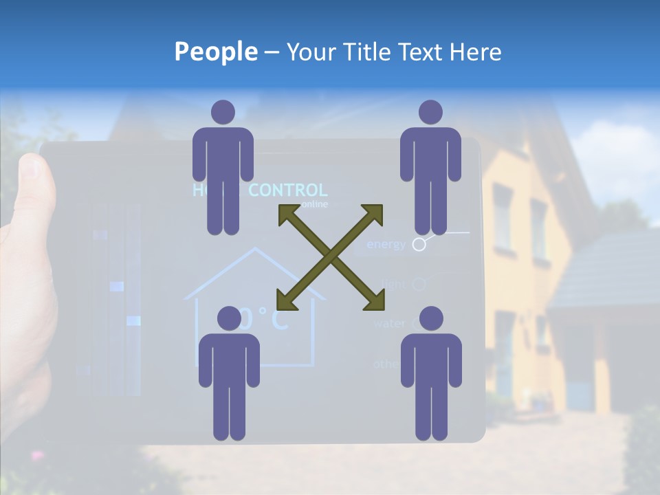 Remote Control Illumination Automation PowerPoint Template