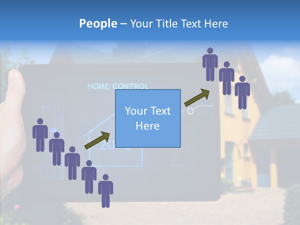 Remote Control Illumination Automation PowerPoint Template