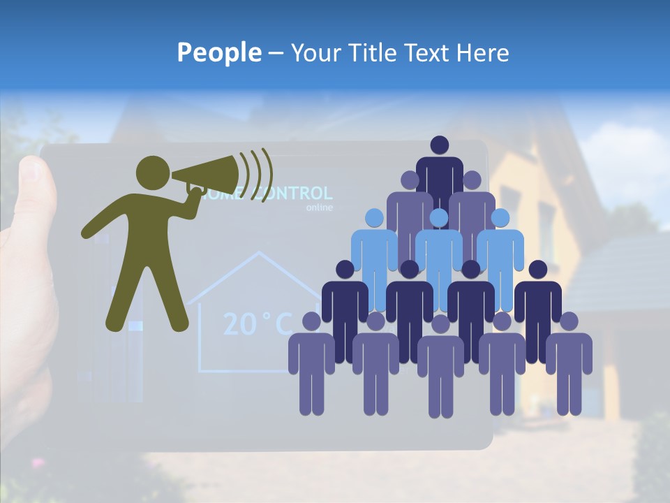 Remote Control Illumination Automation PowerPoint Template