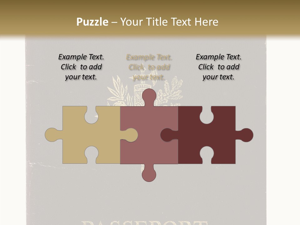 Paper Vacation Nationality PowerPoint Template