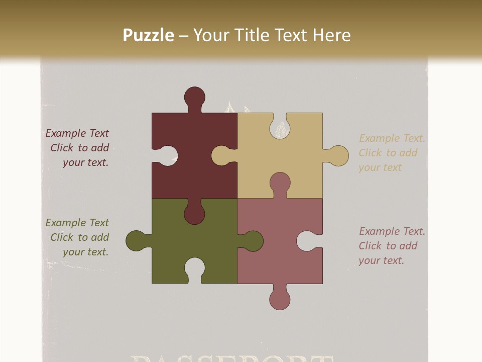 Paper Vacation Nationality PowerPoint Template