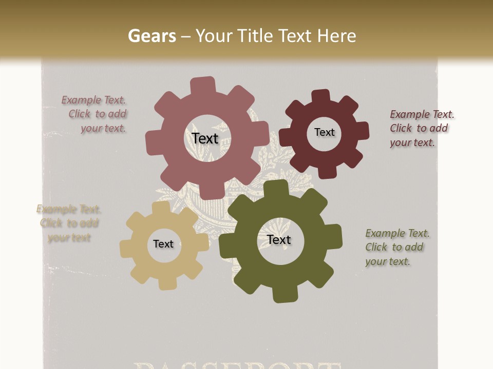 Paper Vacation Nationality PowerPoint Template