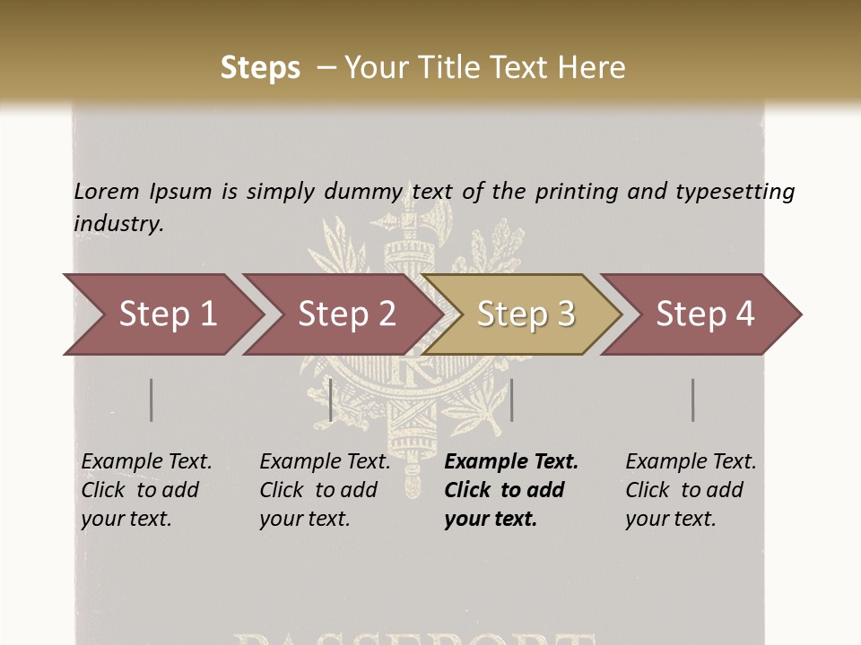 Paper Vacation Nationality PowerPoint Template