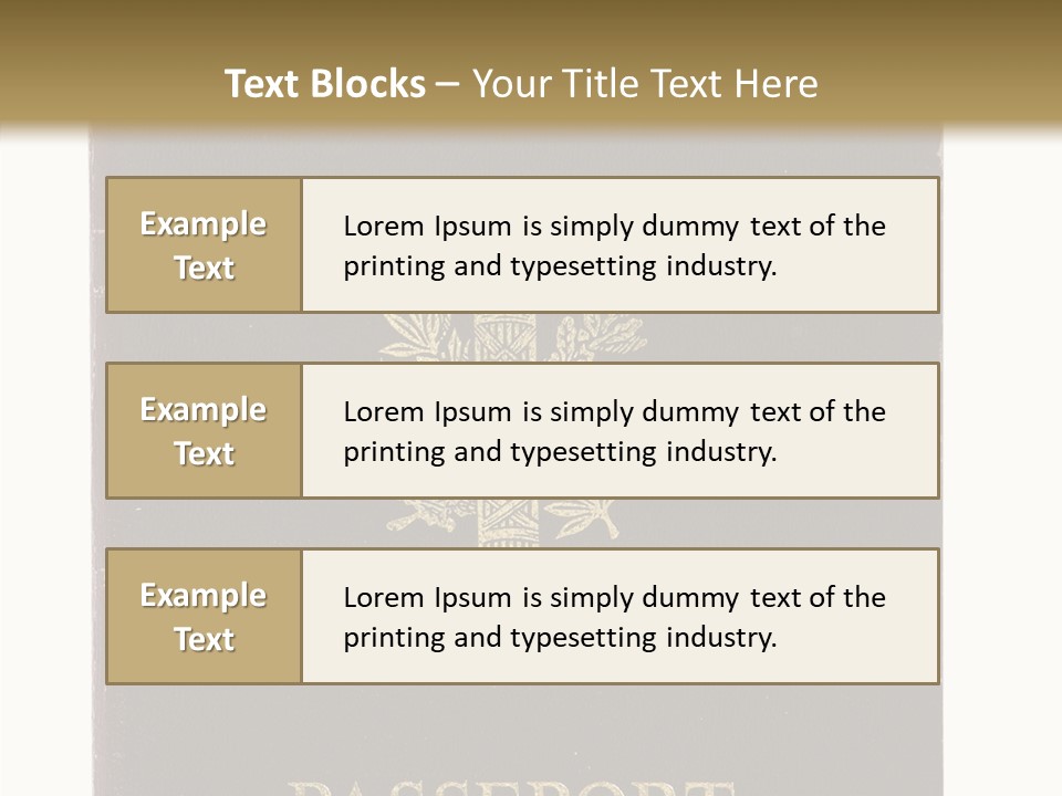 Paper Vacation Nationality PowerPoint Template