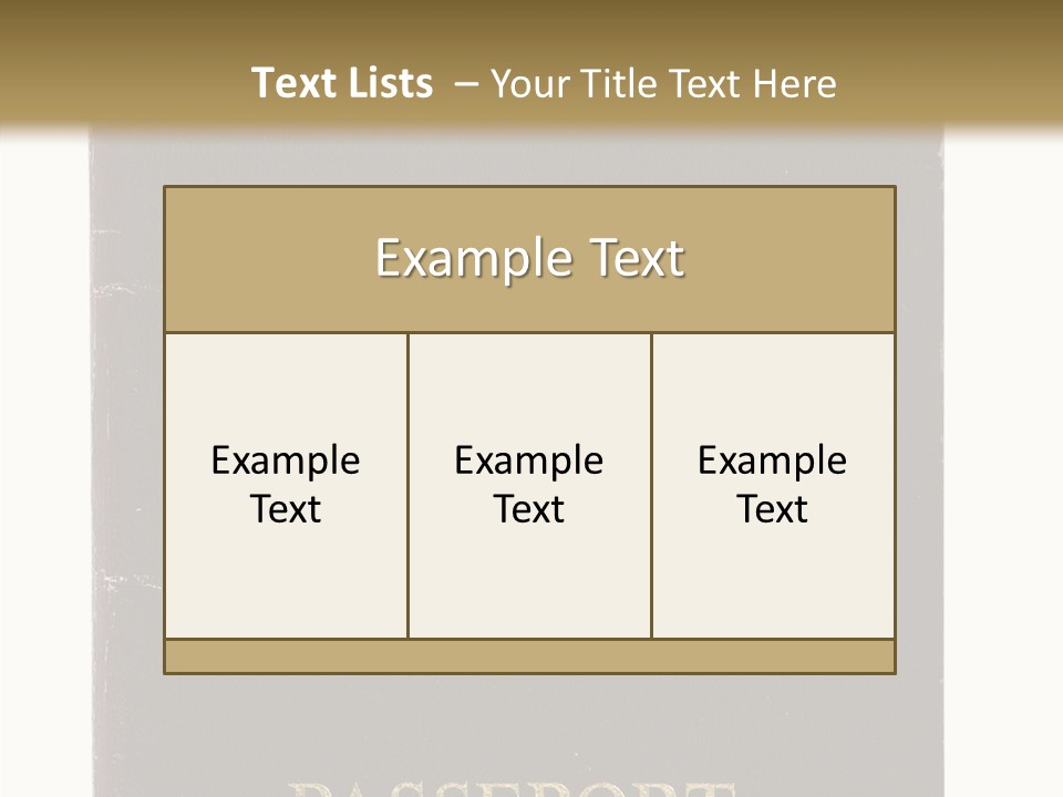 Paper Vacation Nationality PowerPoint Template