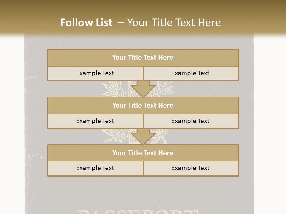 Paper Vacation Nationality PowerPoint Template