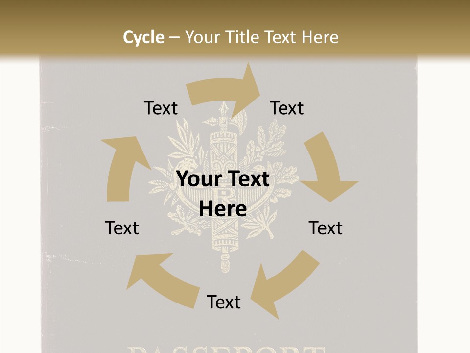 Paper Vacation Nationality PowerPoint Template