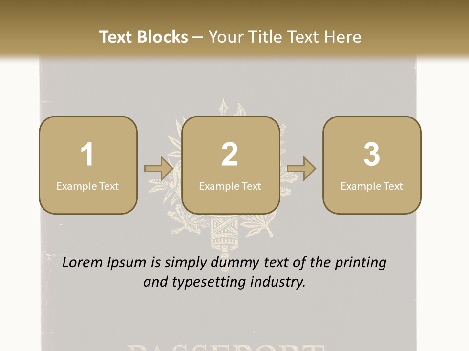 Paper Vacation Nationality PowerPoint Template