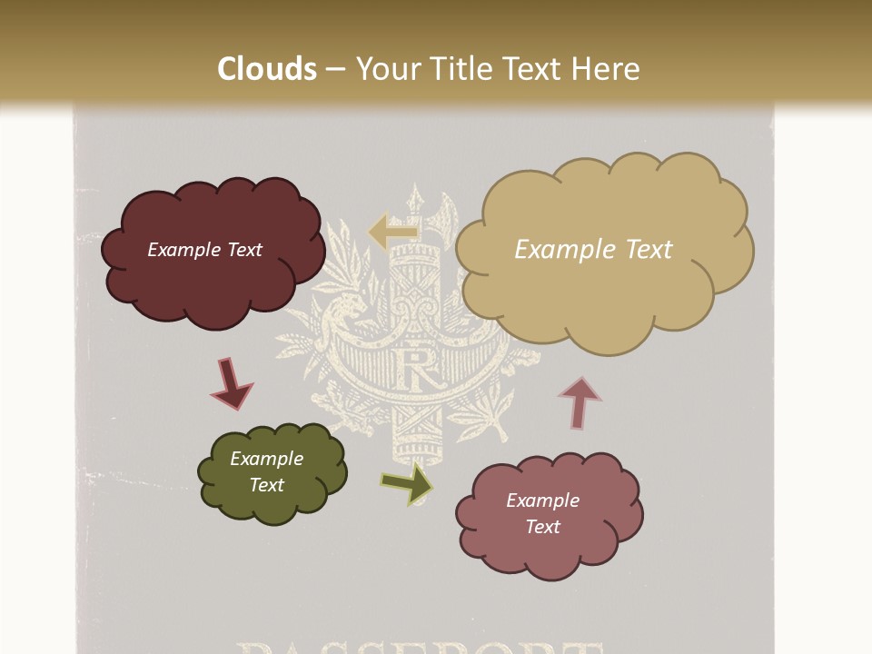 Paper Vacation Nationality PowerPoint Template
