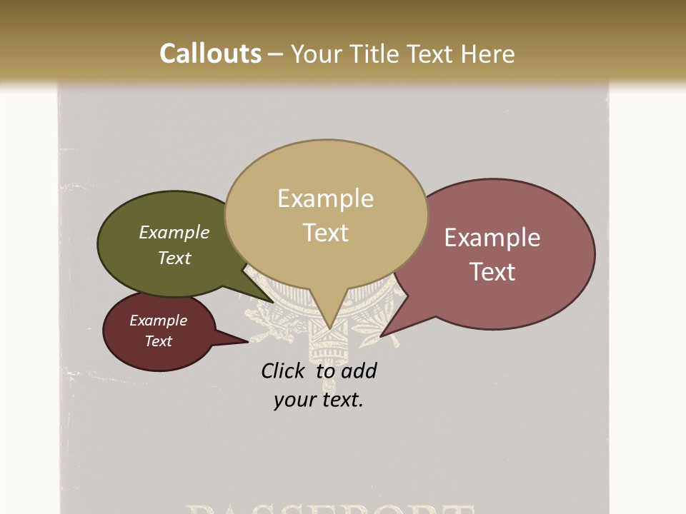 Paper Vacation Nationality PowerPoint Template
