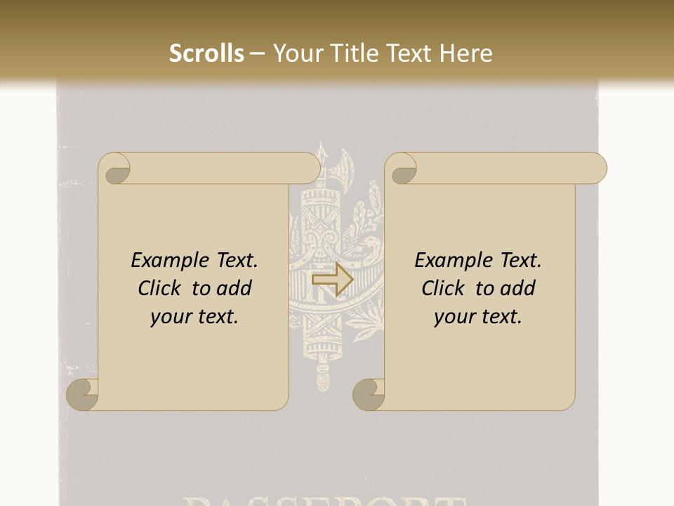 Paper Vacation Nationality PowerPoint Template