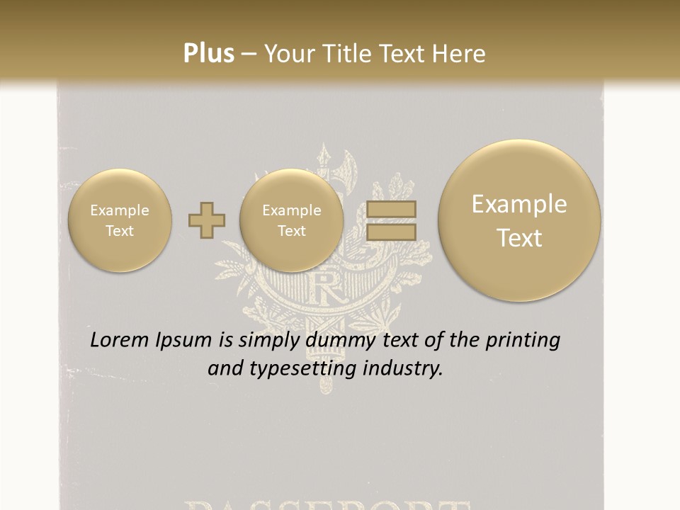 Paper Vacation Nationality PowerPoint Template