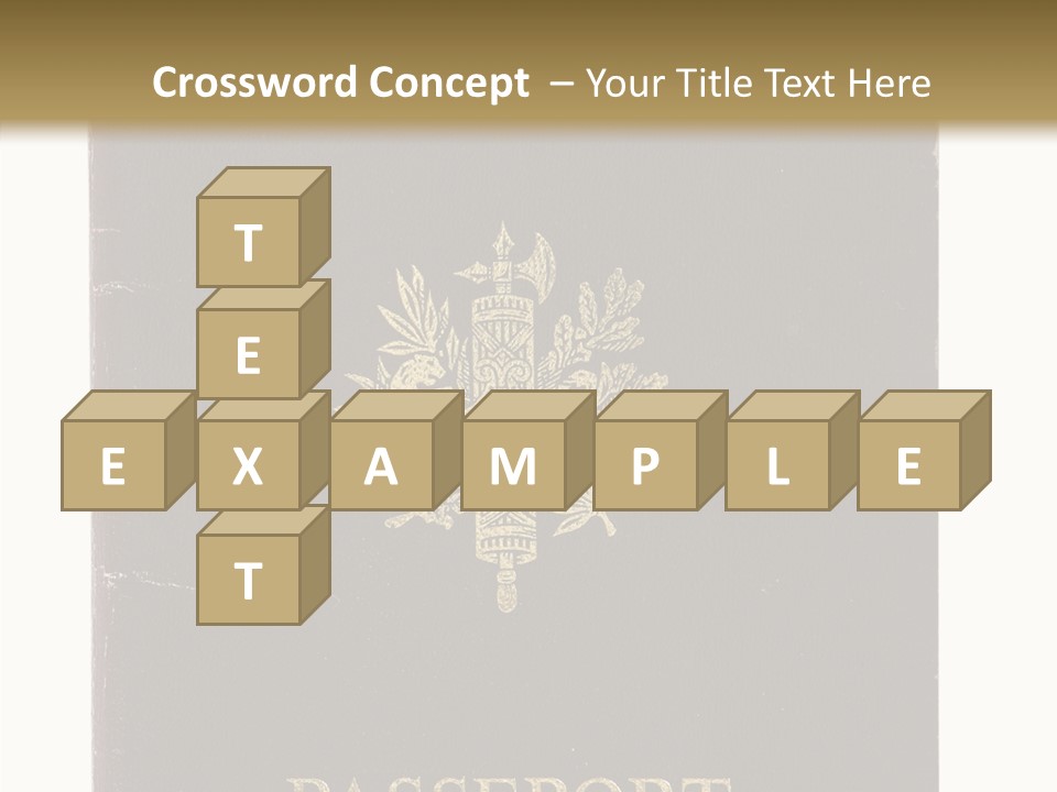 Paper Vacation Nationality PowerPoint Template