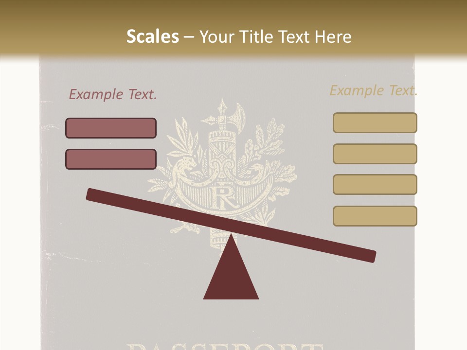 Paper Vacation Nationality PowerPoint Template