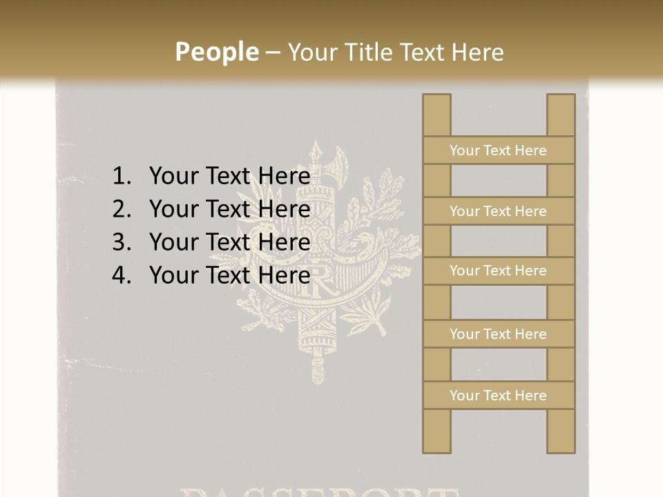 Paper Vacation Nationality PowerPoint Template