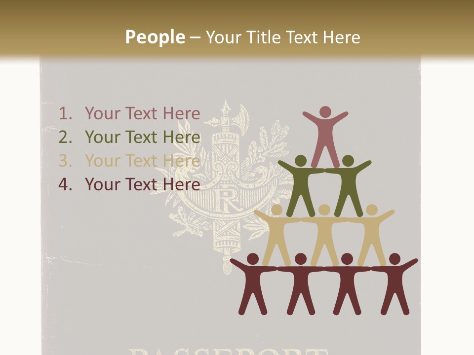 Paper Vacation Nationality PowerPoint Template