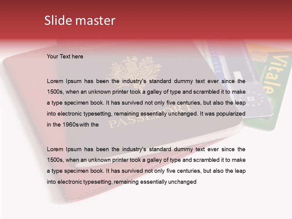 Isol France Carte PowerPoint Template