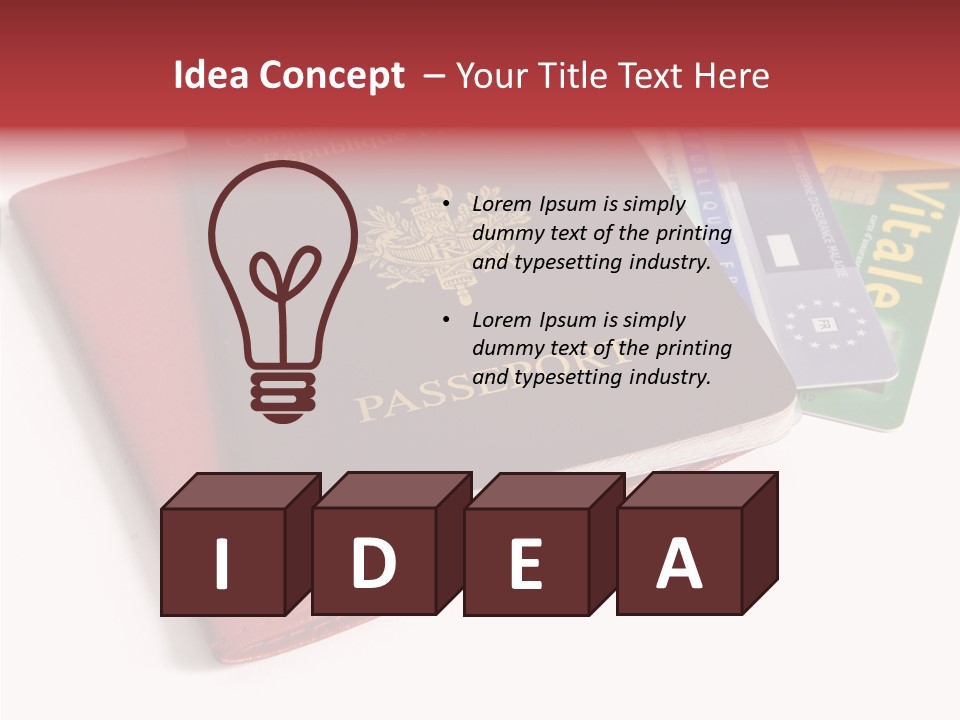 Isol France Carte PowerPoint Template