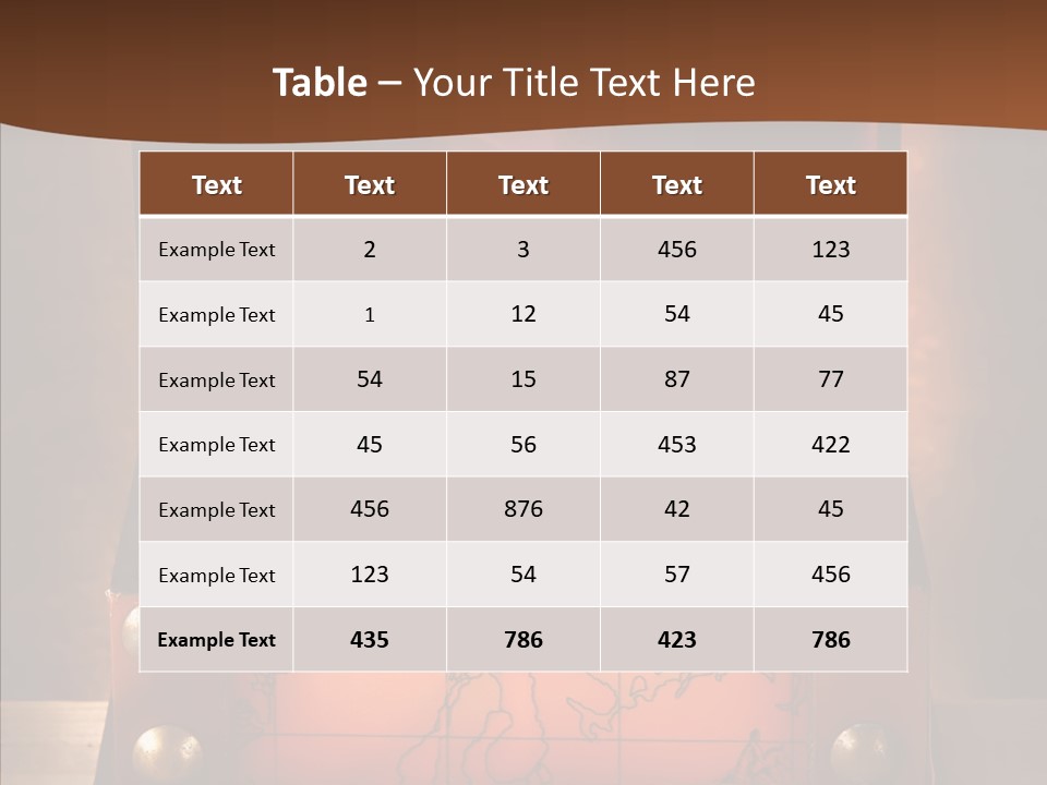 Luscious Panoramic Aromatic PowerPoint Template